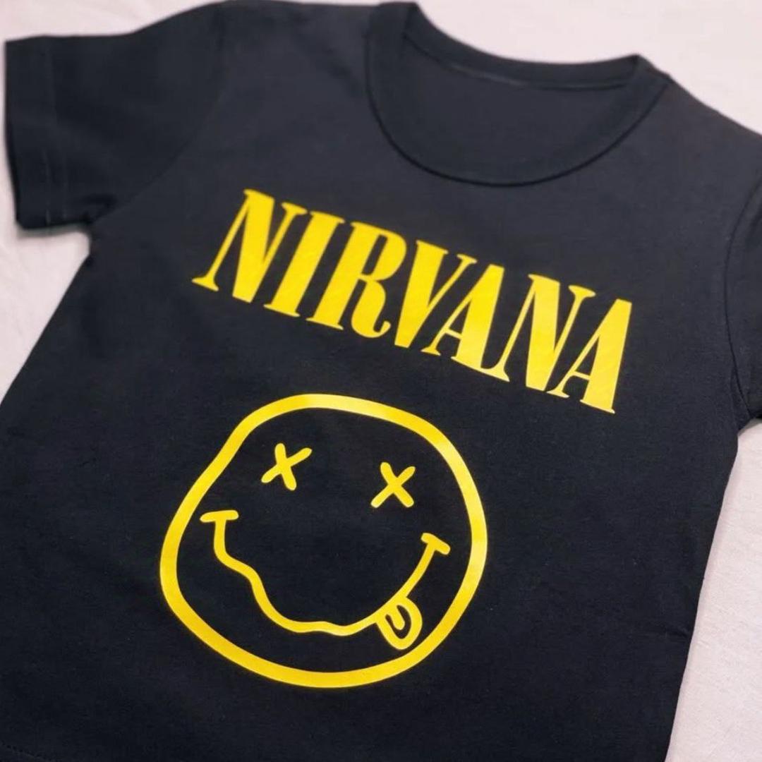 Nirvana черная футболка