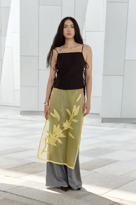 Zila Organza Apron Skirt
