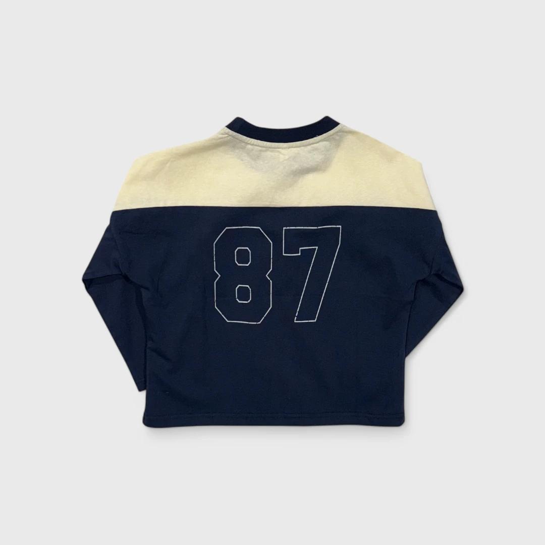 Синий лонгслив 87