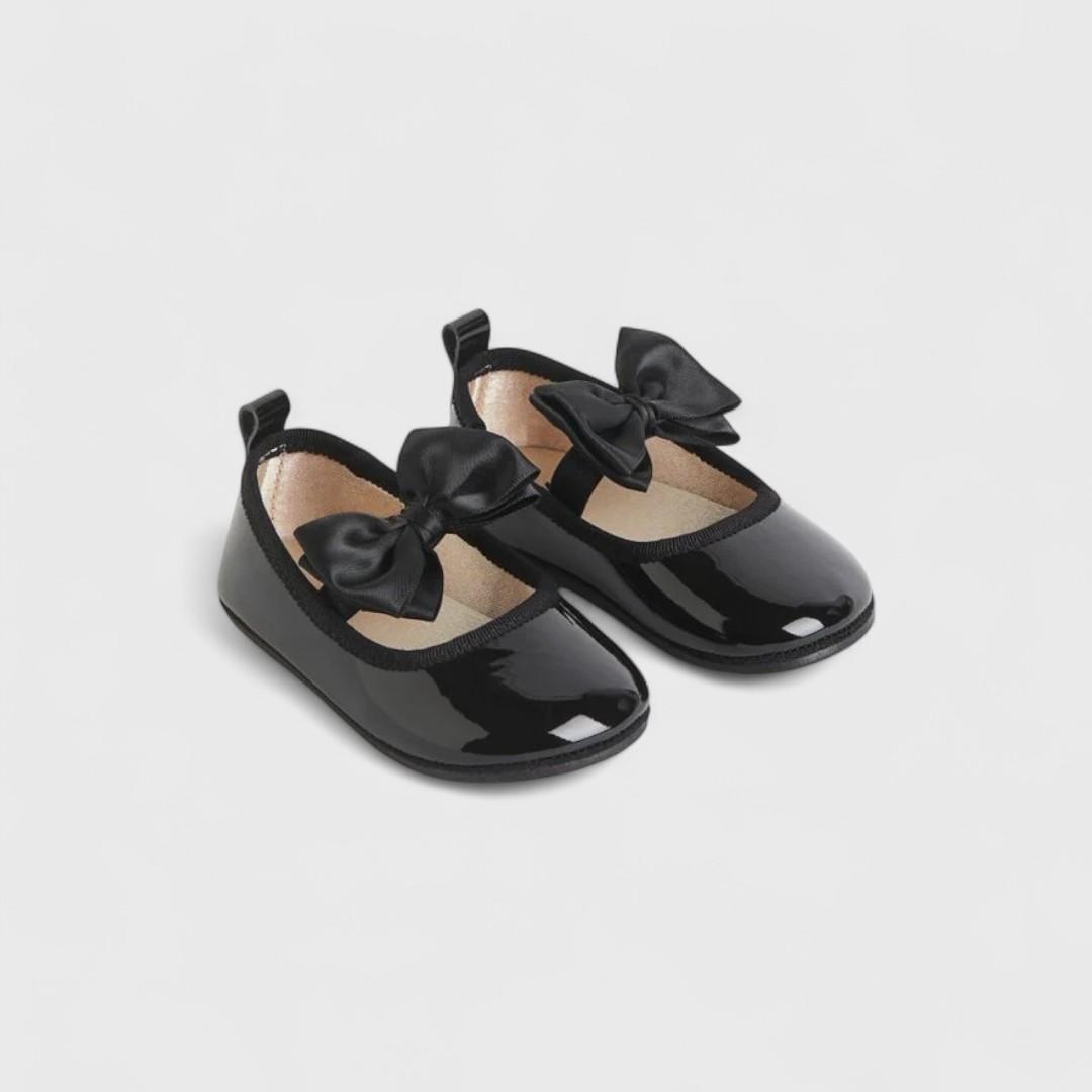 Черные балетки с бантом H&M