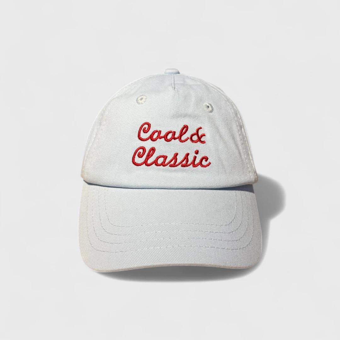 Серая кепка с вышивкой Classic