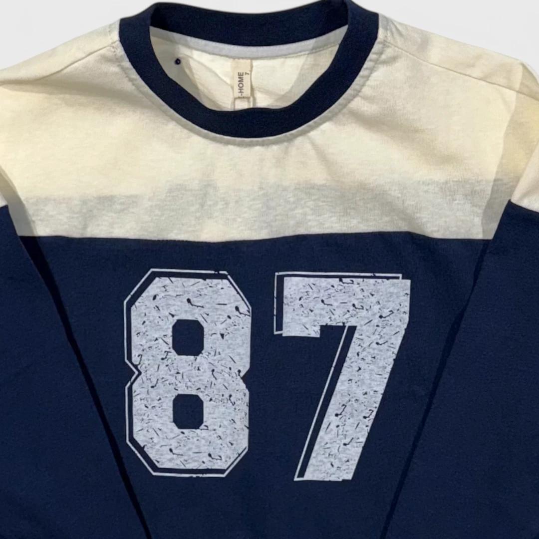 Синий лонгслив 87