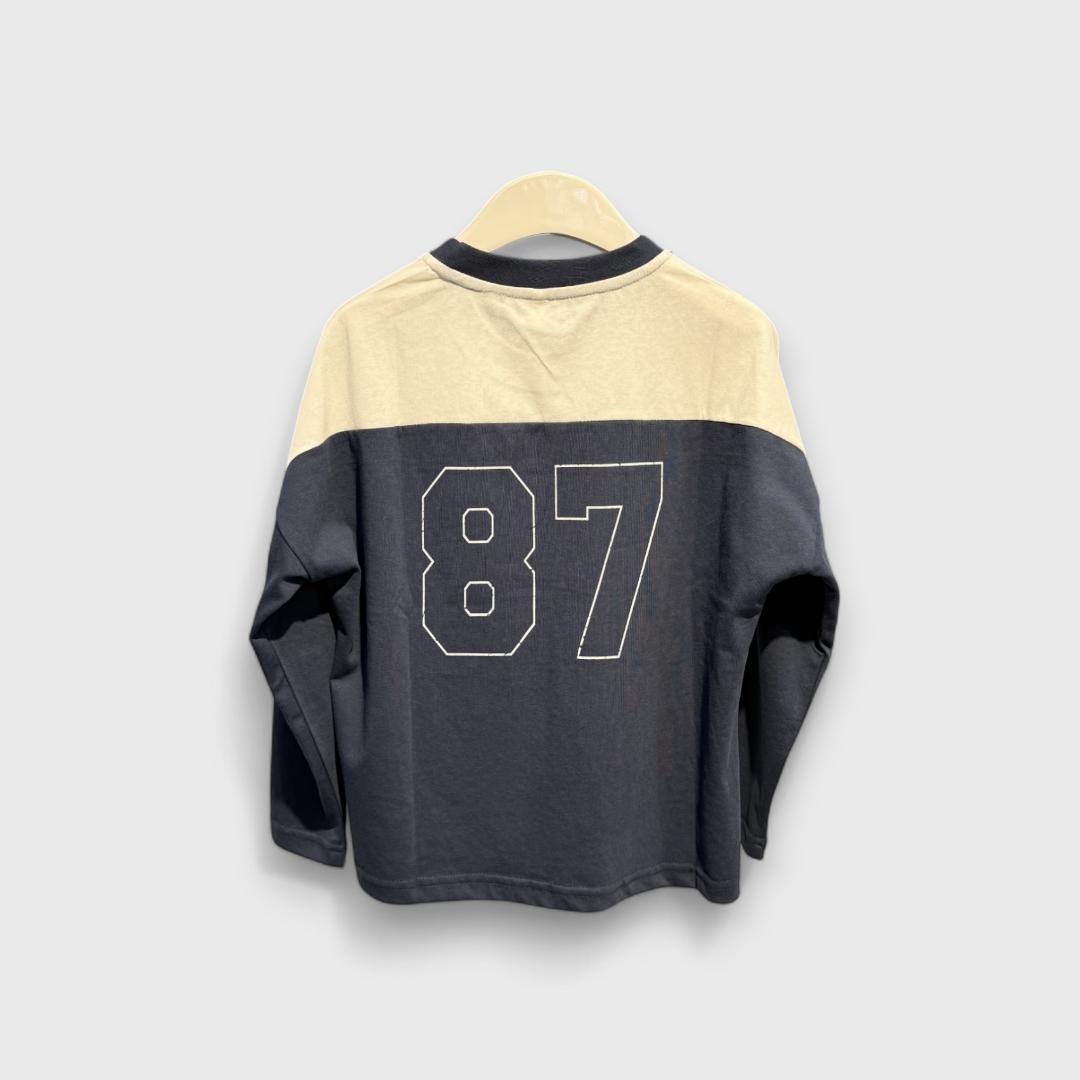 Синий лонгслив 87