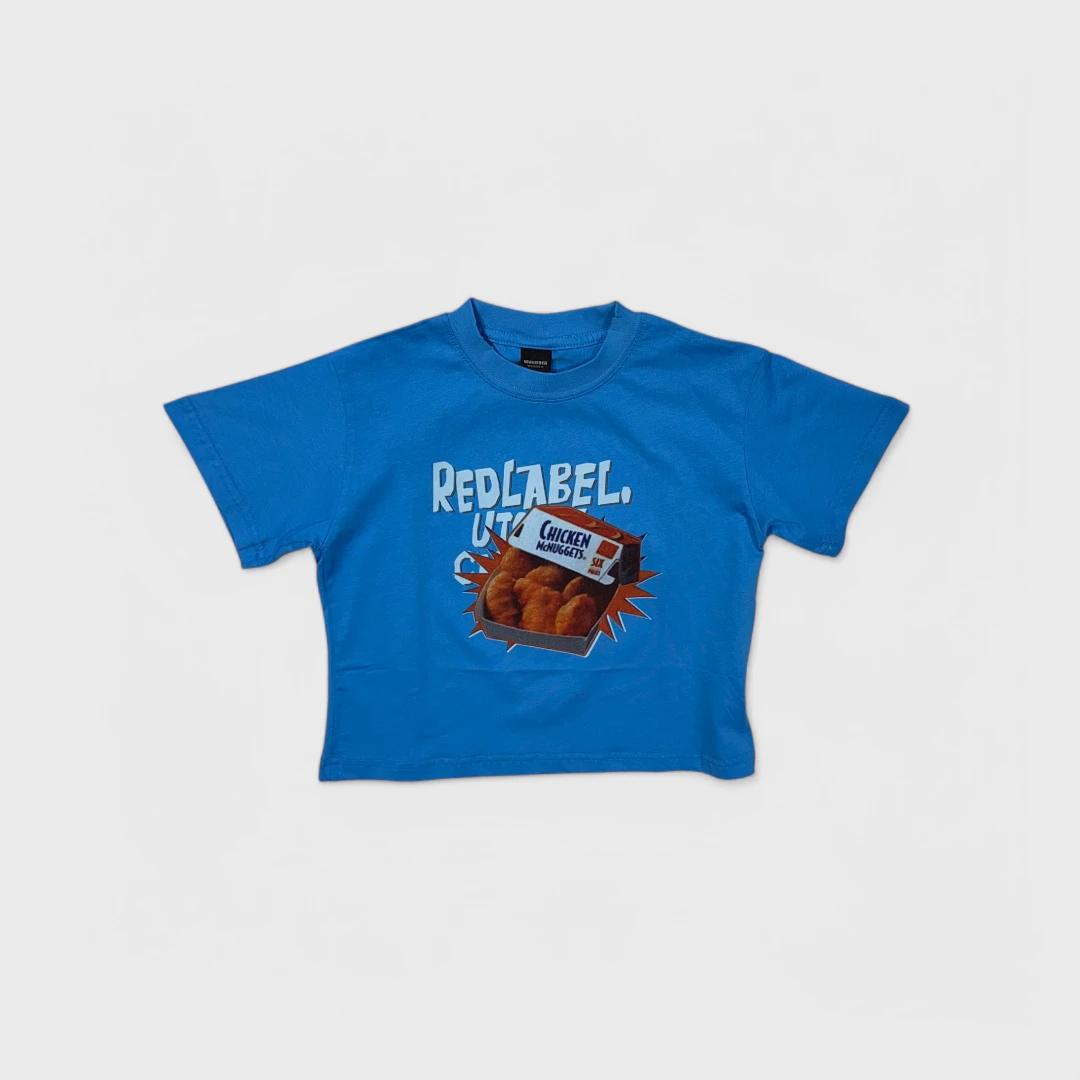Голубая футболка Redlabel