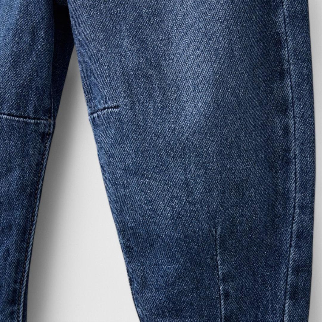 Джинсы бэгги Zara с потертостями