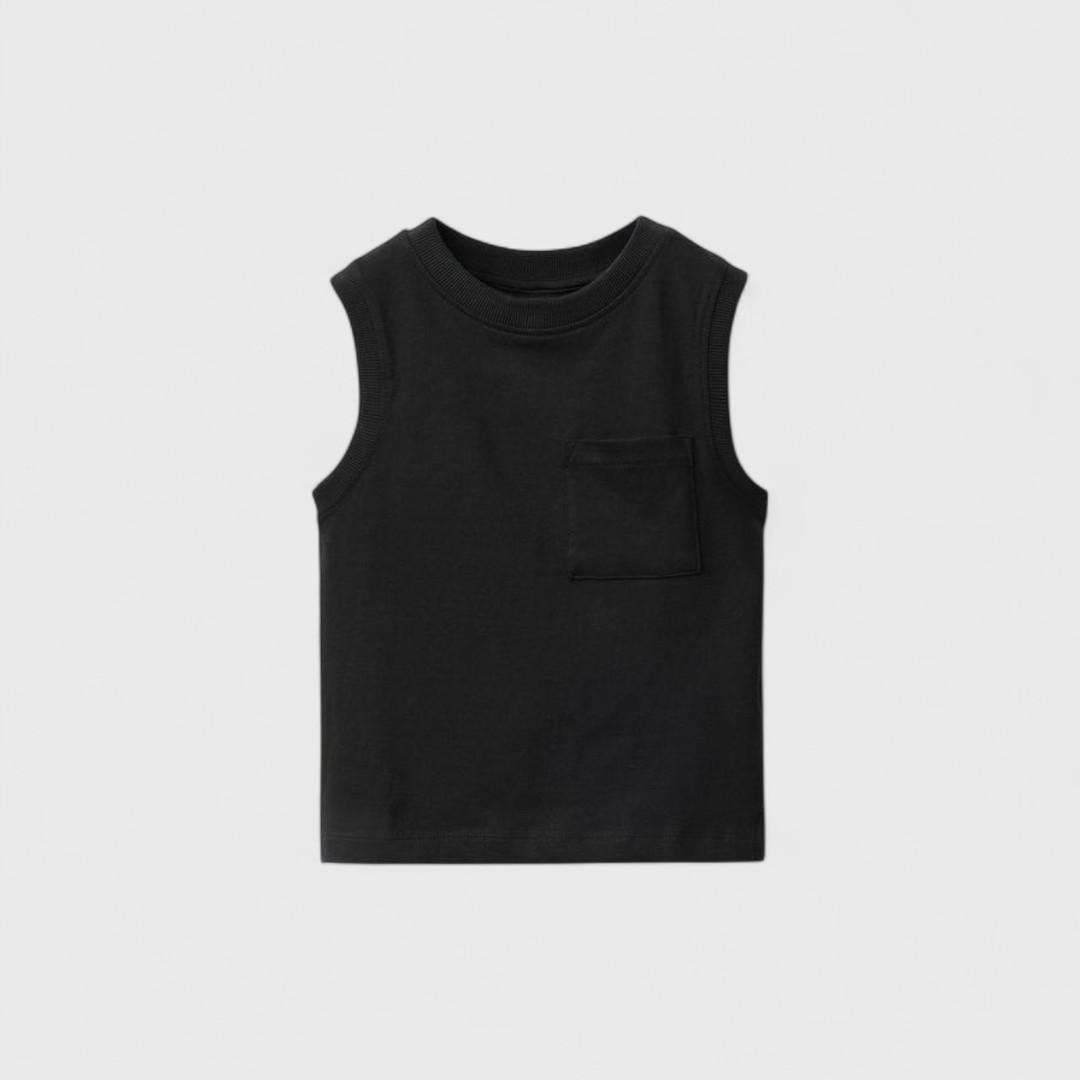 Черная майка для детей Zara