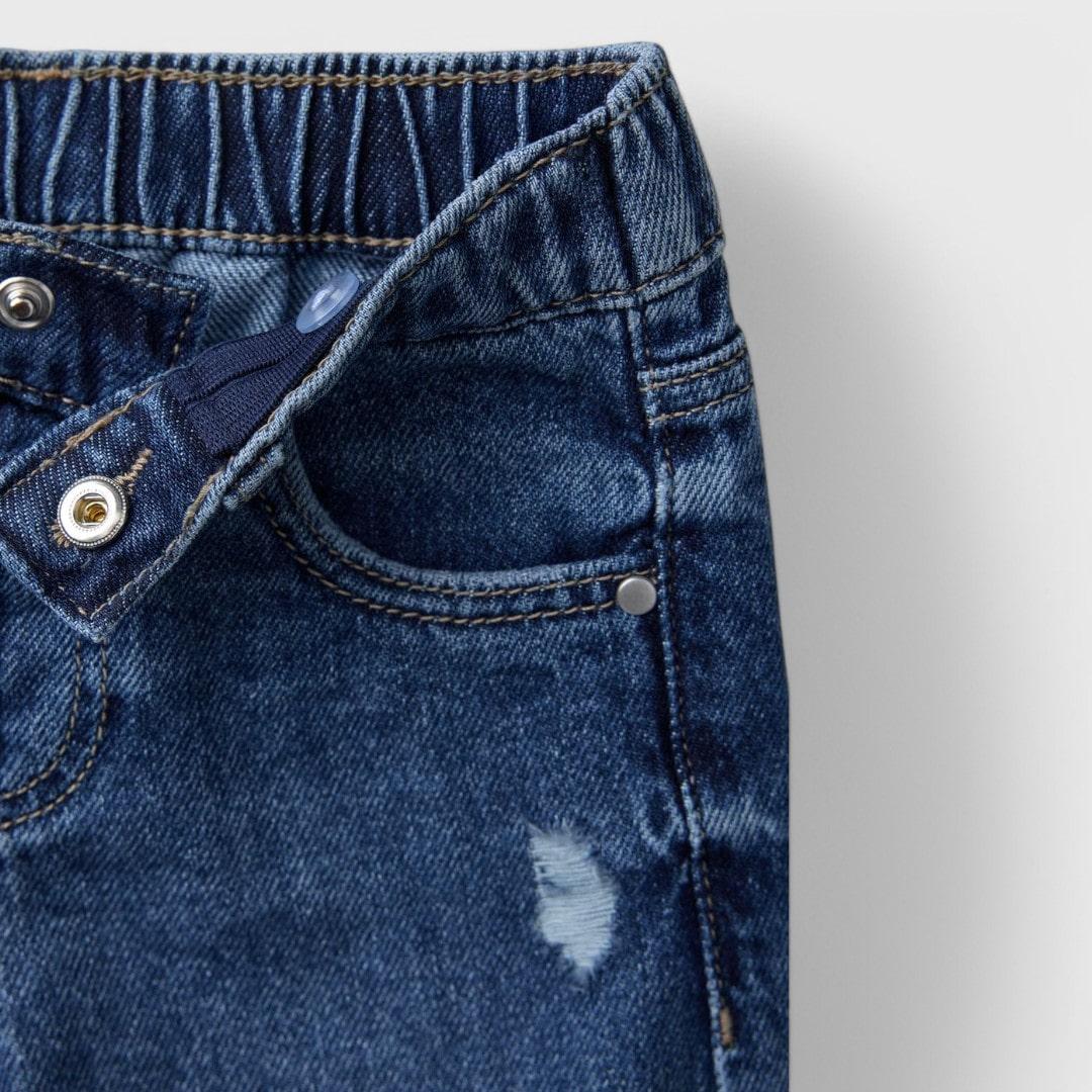 Джинсы бэгги Zara с потертостями