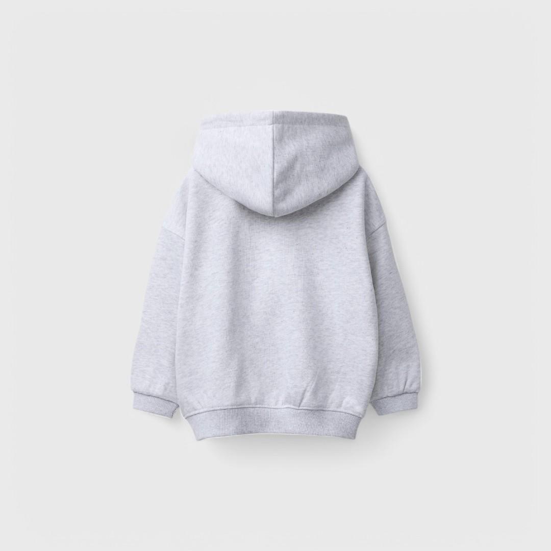 Zara серое худи 