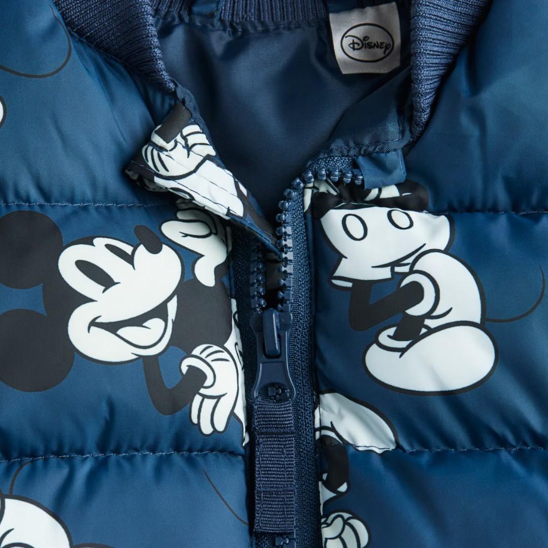 H&M синий жилет с принтом Микки Мауса