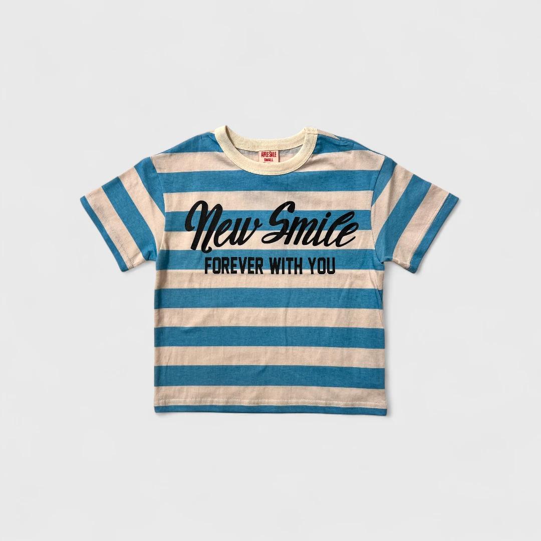 Полосатая футболка New Smile