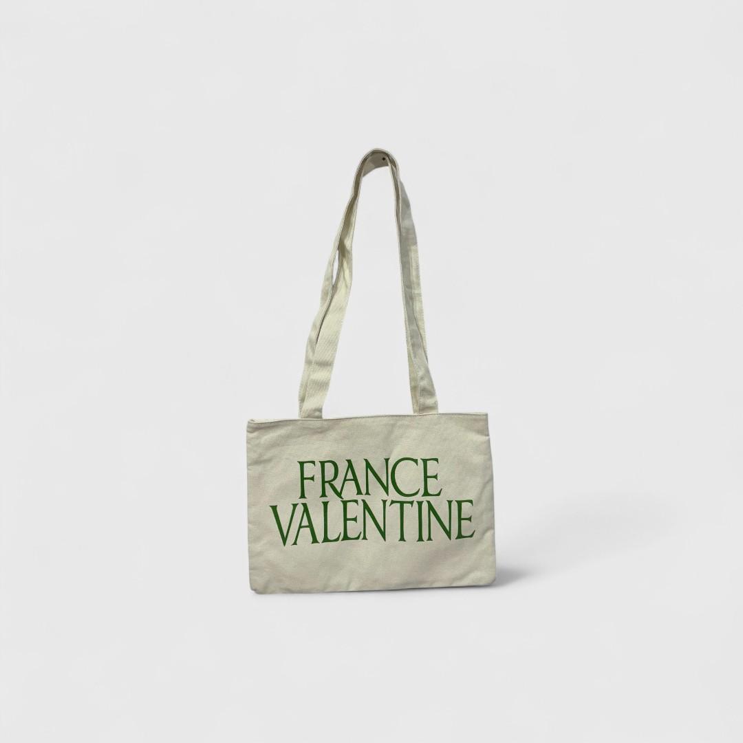 Светлая сумка-шоппер France Valentine