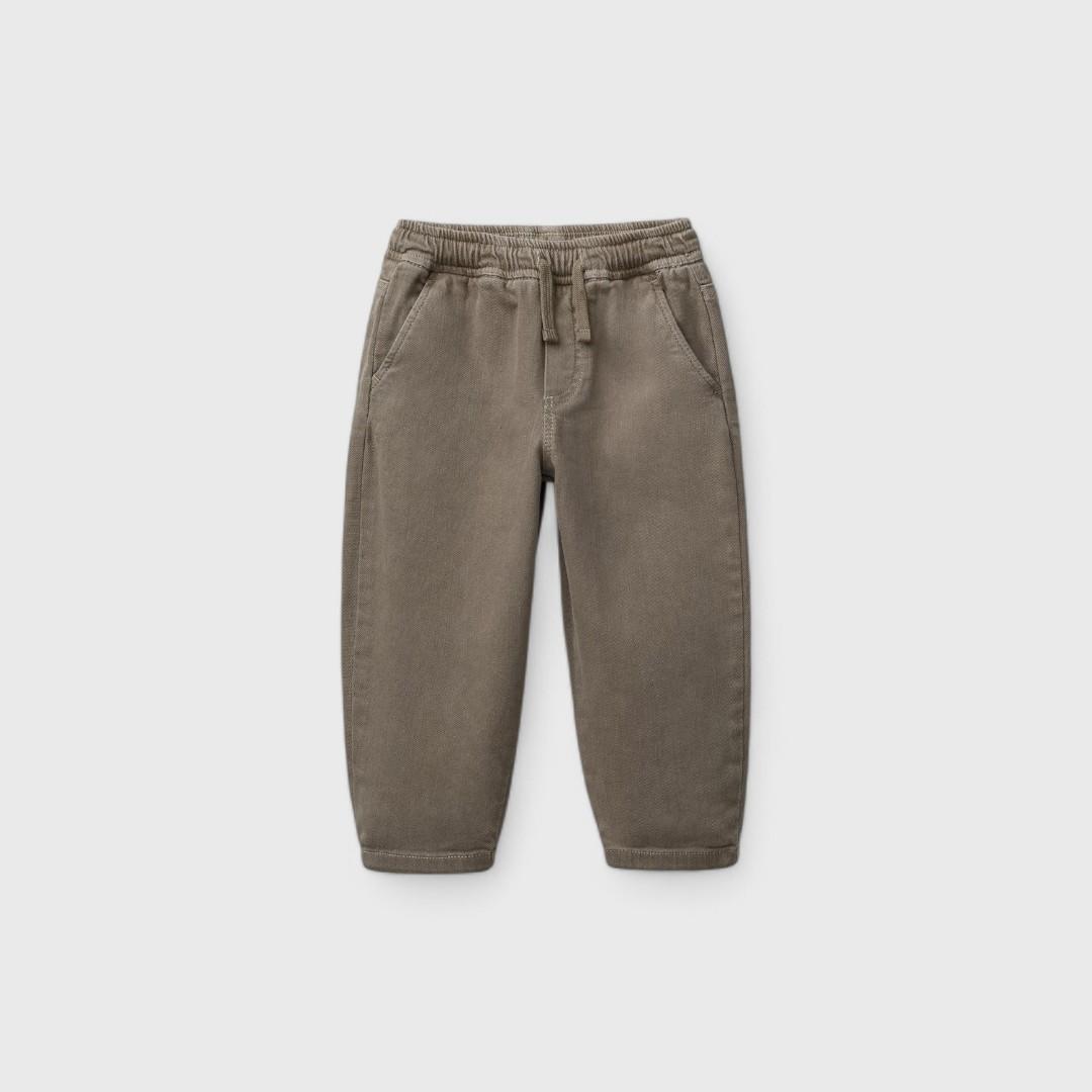 Zara оливковые брюки для детей