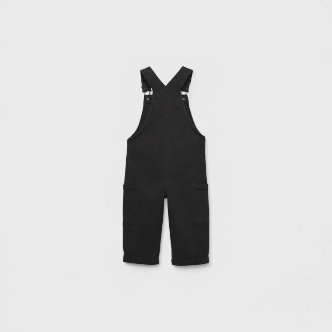 Zara черный комбинезон