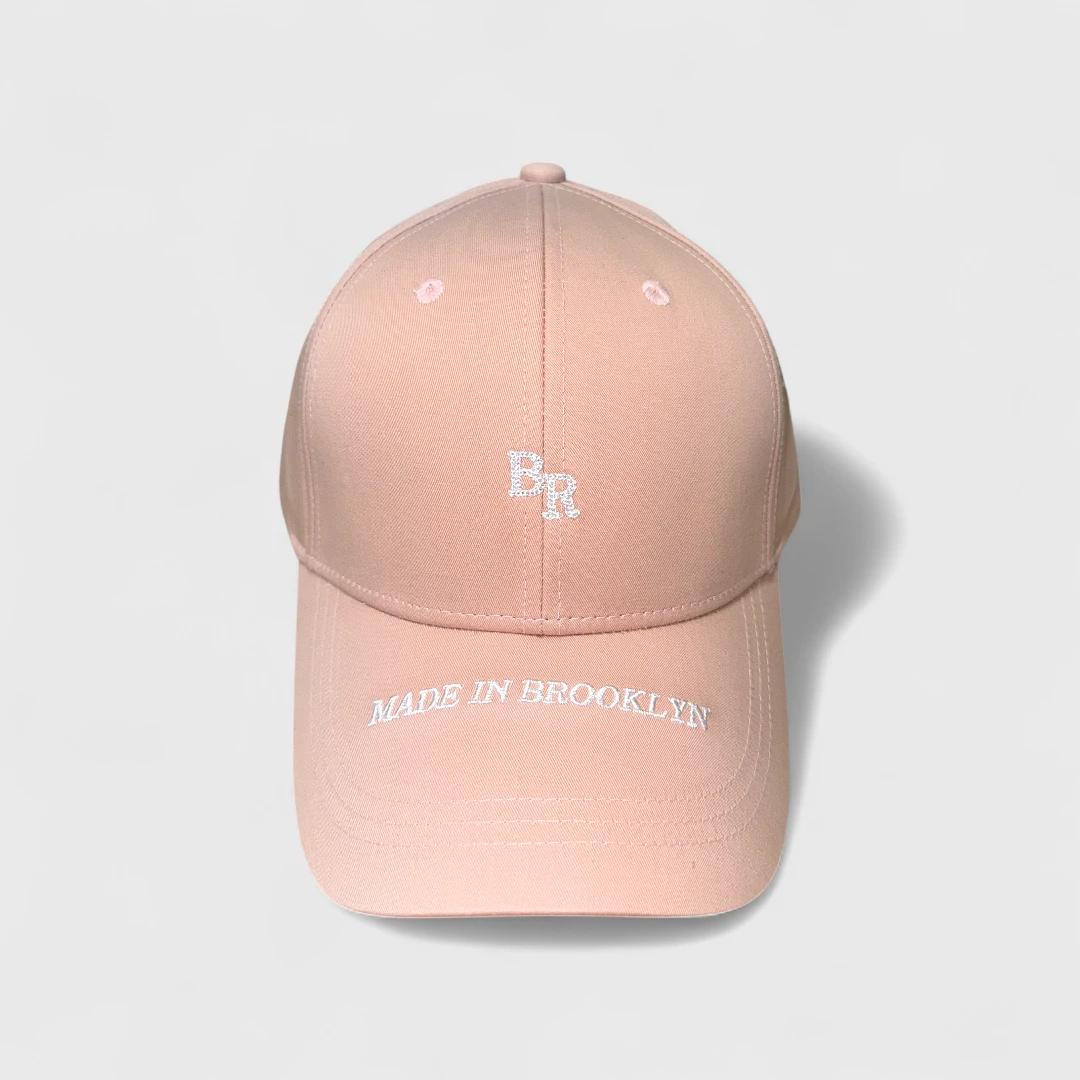 Бейсболка Made in Brooklyn (розовая, белая)
