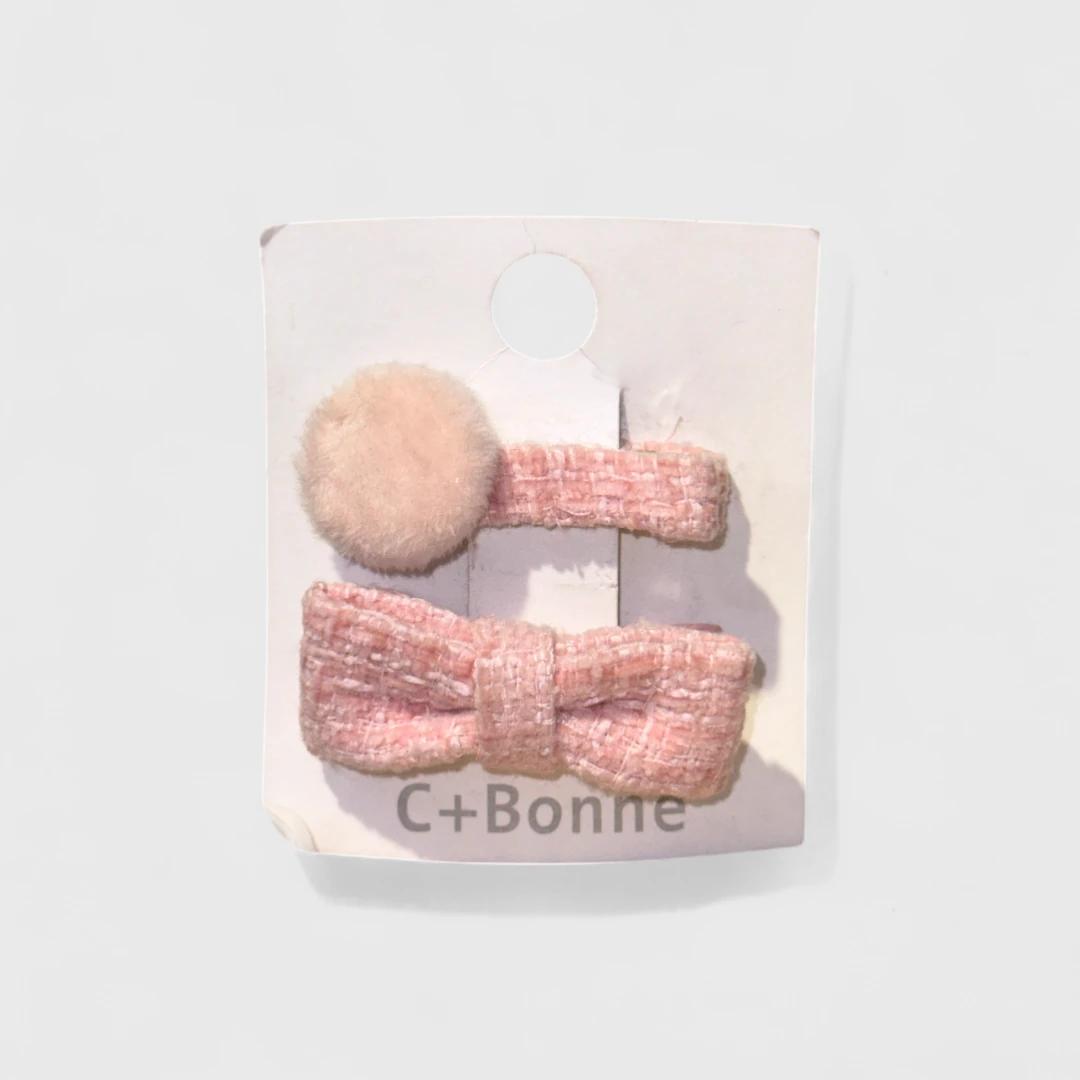 Розовые аксессуары для волос C+Bonnie