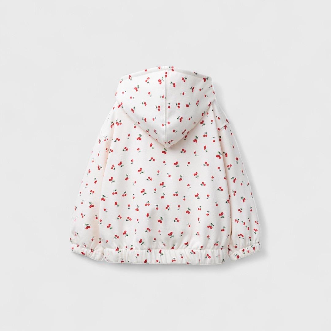 Белая толстовка с капюшоном Zara