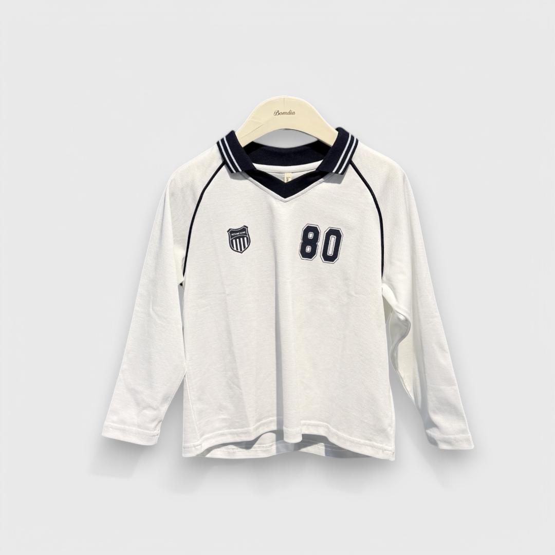 Поло лонгслив 80