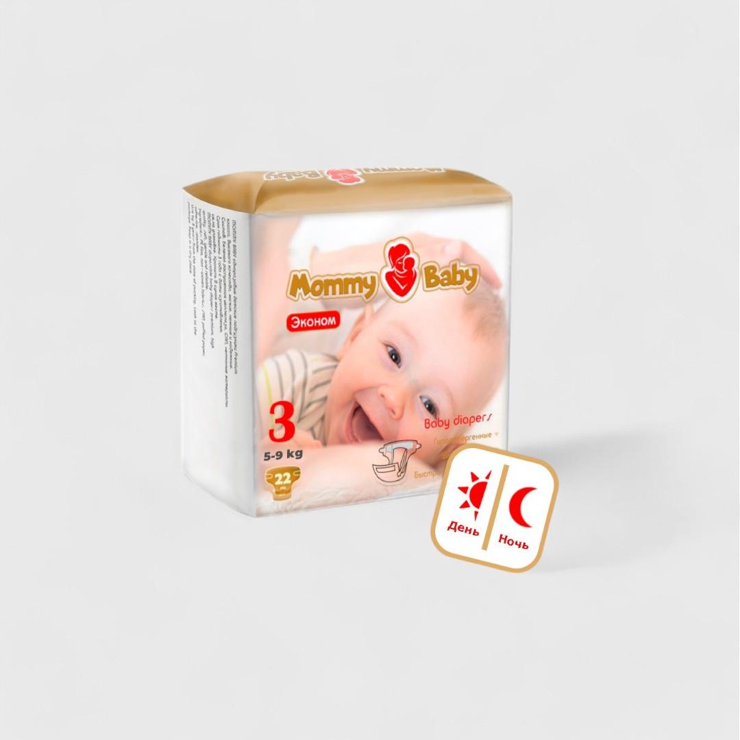 Mommy Baby подгузники 3 (5 - 9 кг)