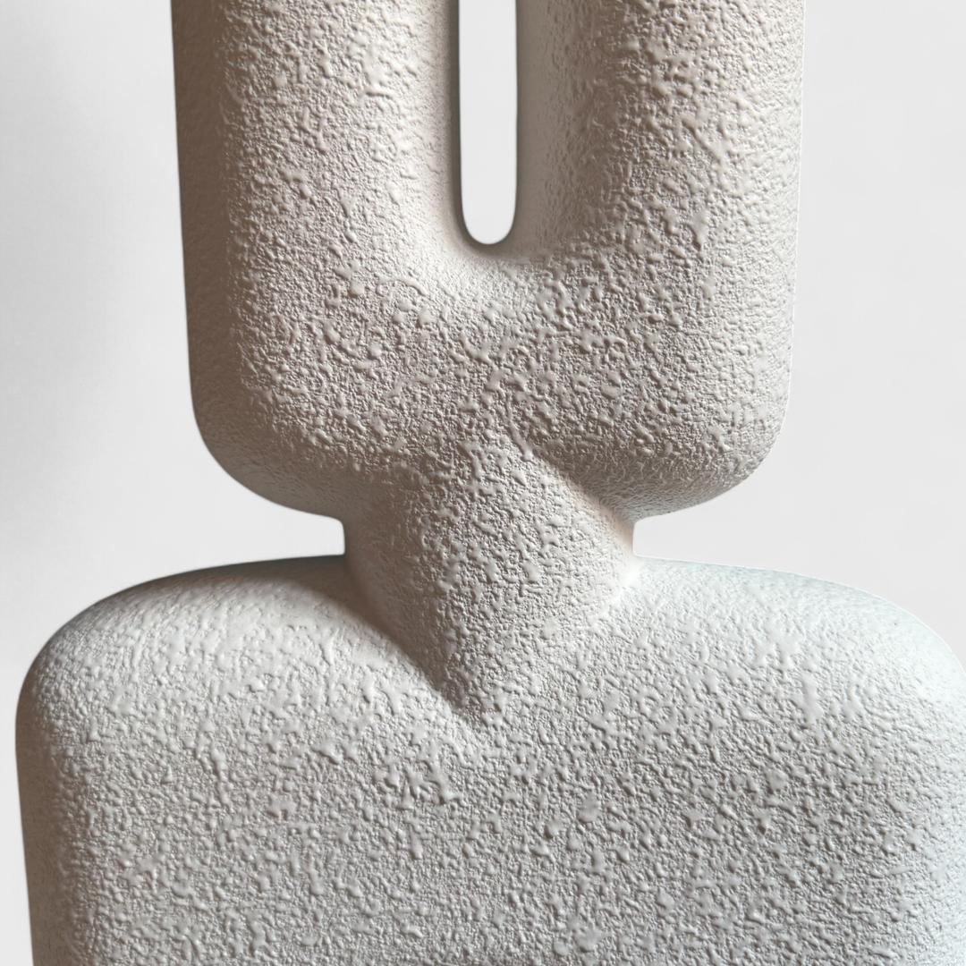 101 Copenhagen Cobra Vase Double, Medio - Bubble White
