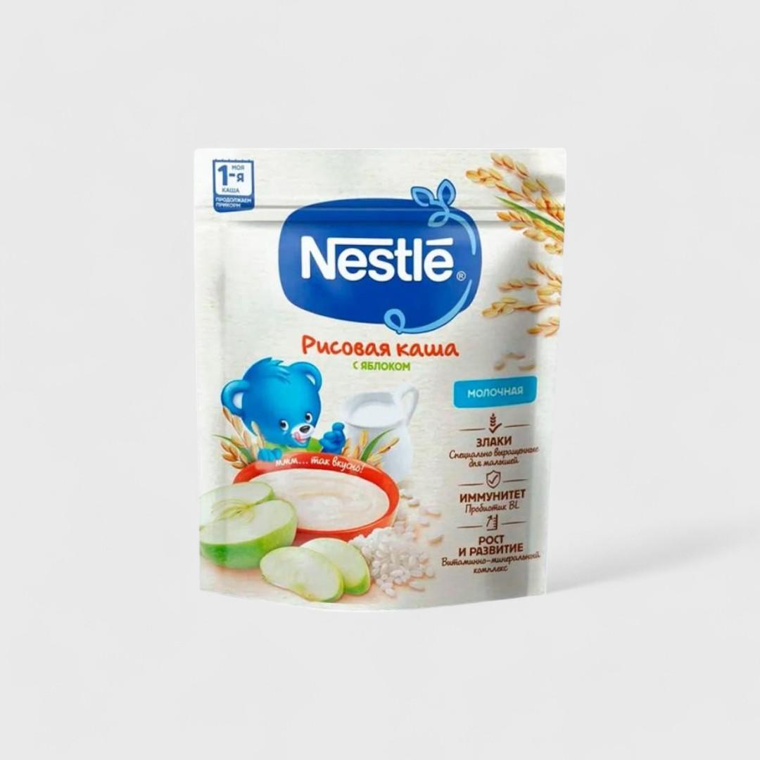 Nestlé рисовая каша с яблоком