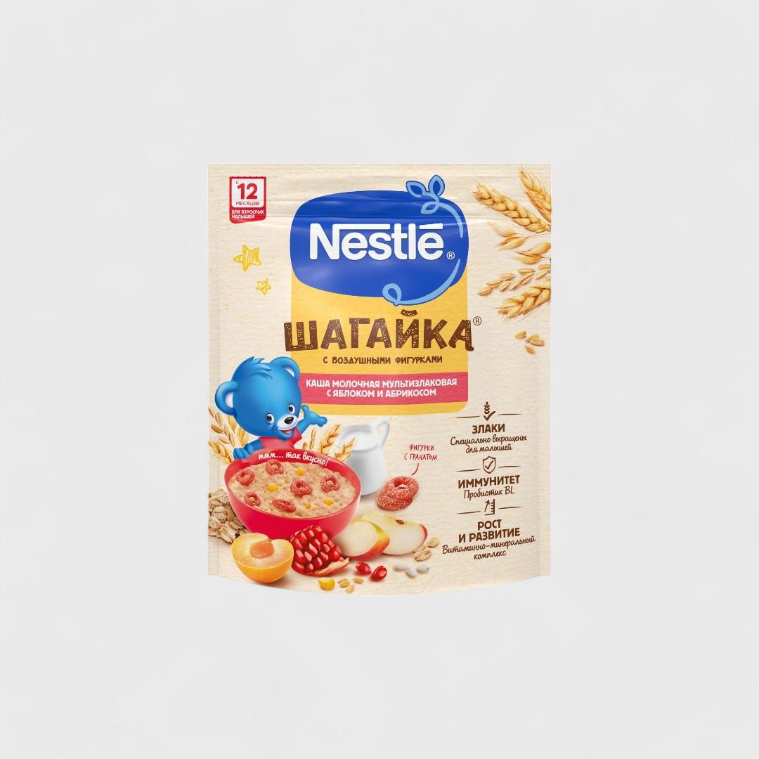 Nestlé Шагайка молочная каша с яблоком и абрикосом