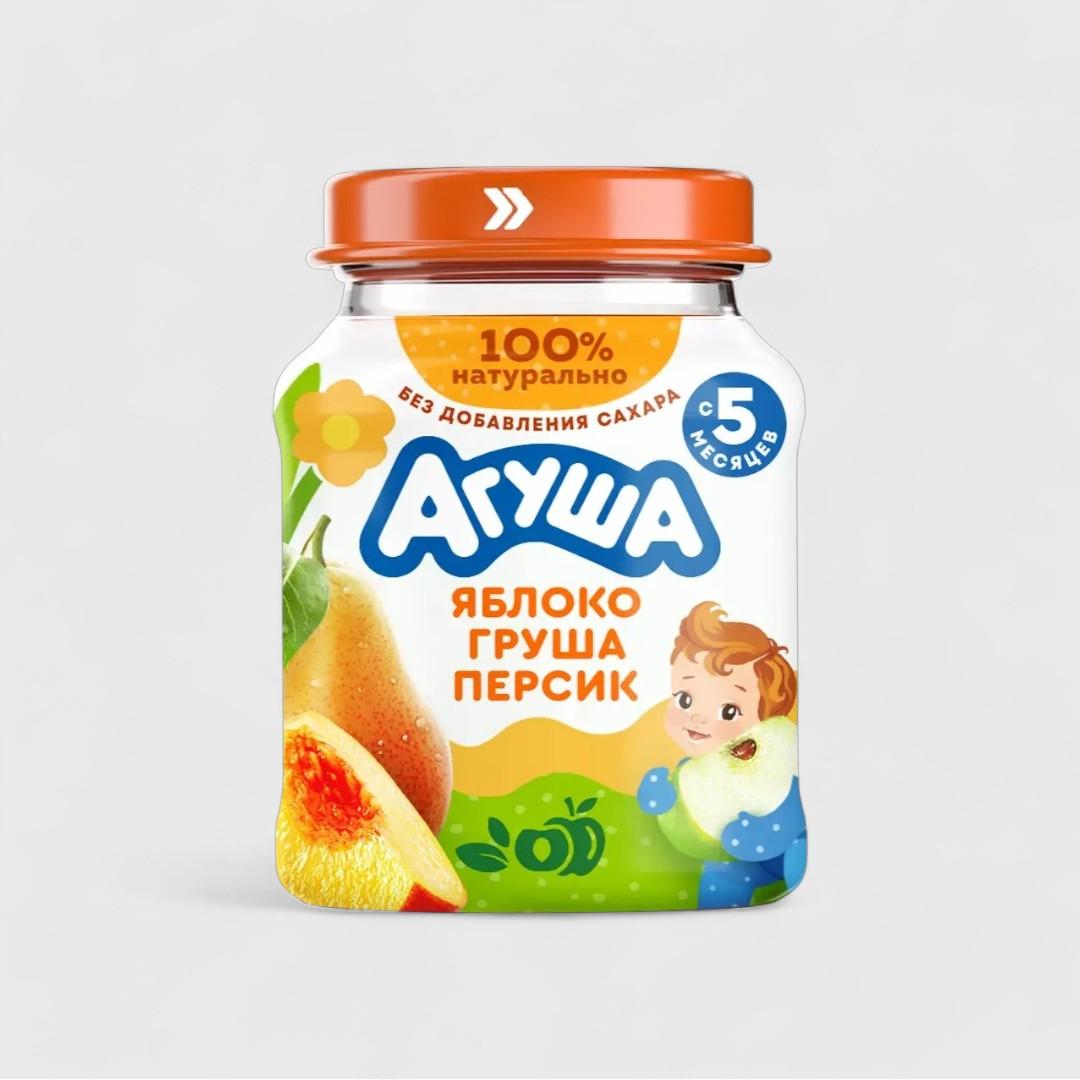 Агуша Яблоко Груша Персик