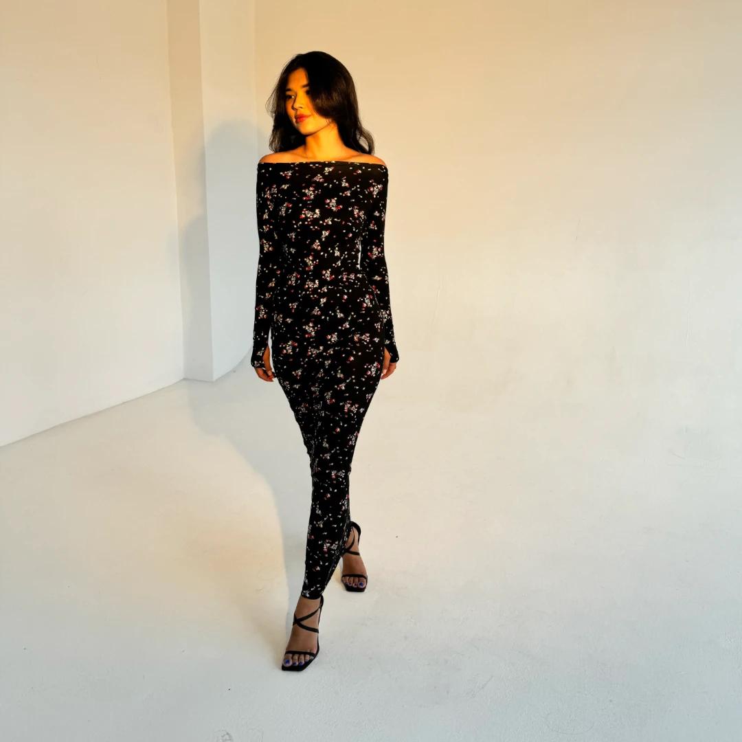 Belladonna платье с цветочным принтом