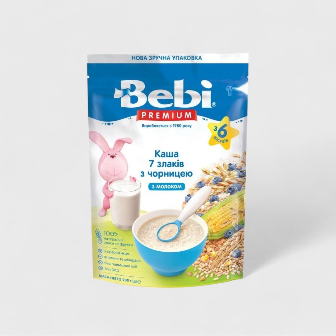 Bebi каши с черникой с 6 мес., 200 г, 9шт