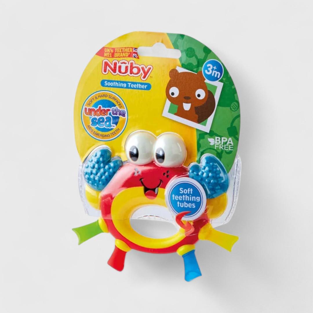 Nuby красный прорезыватель для зубов