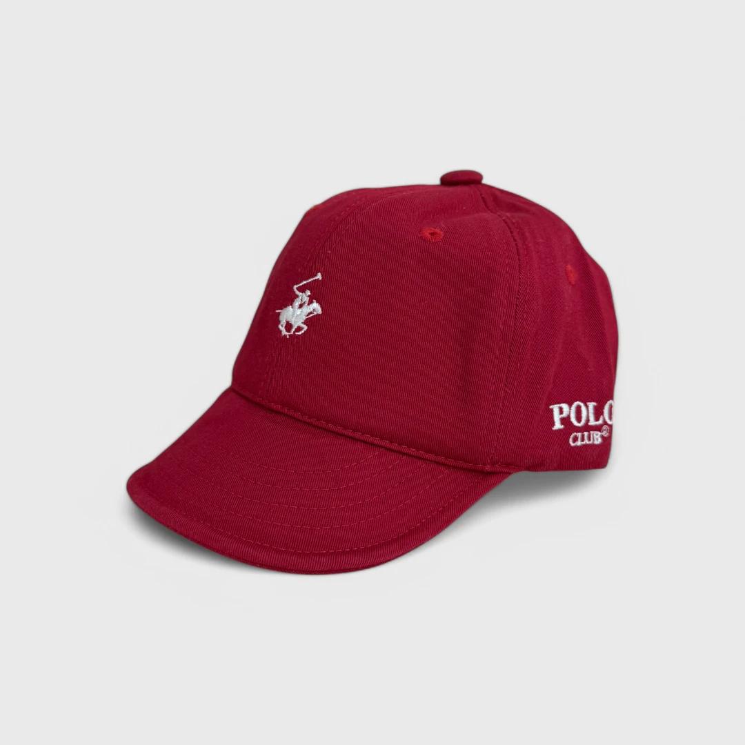 Красная бейсболка Polo Club