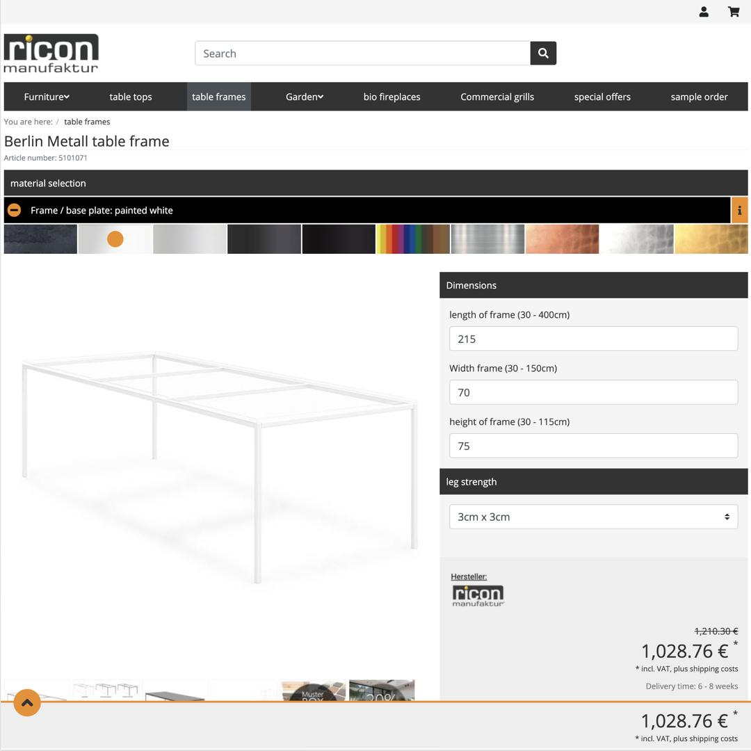Custom Dining Table
