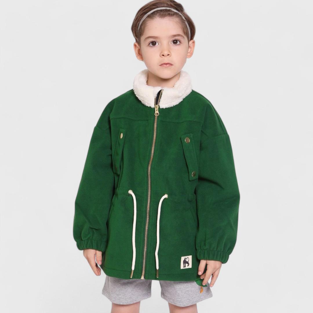 Флисовое пальто от бренда Mini Rodini