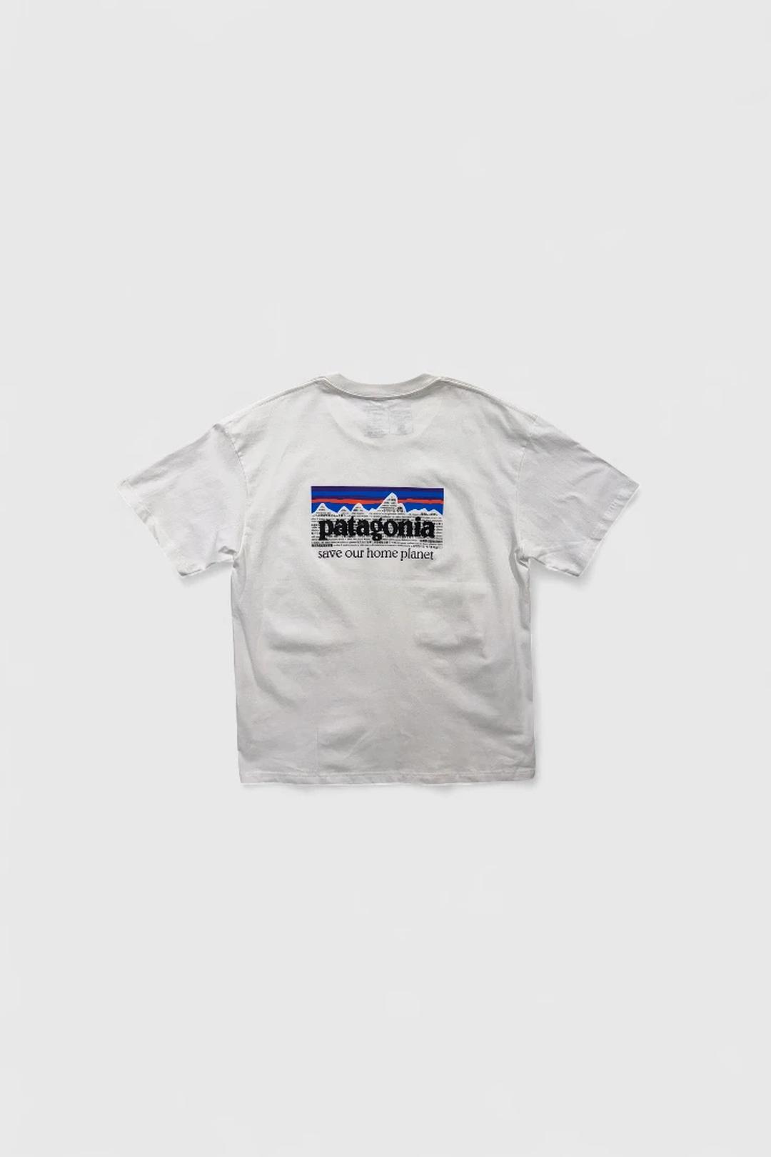 Белая футболка Patagonia