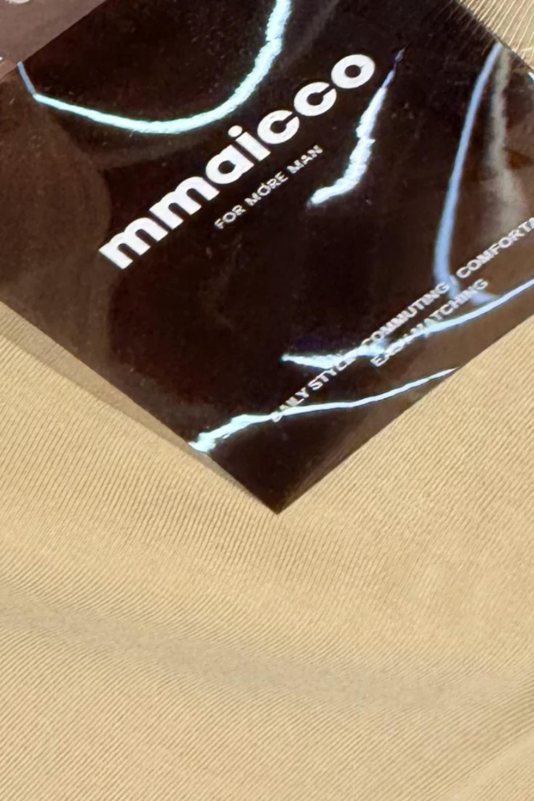 Бежевая футболка MMaicco