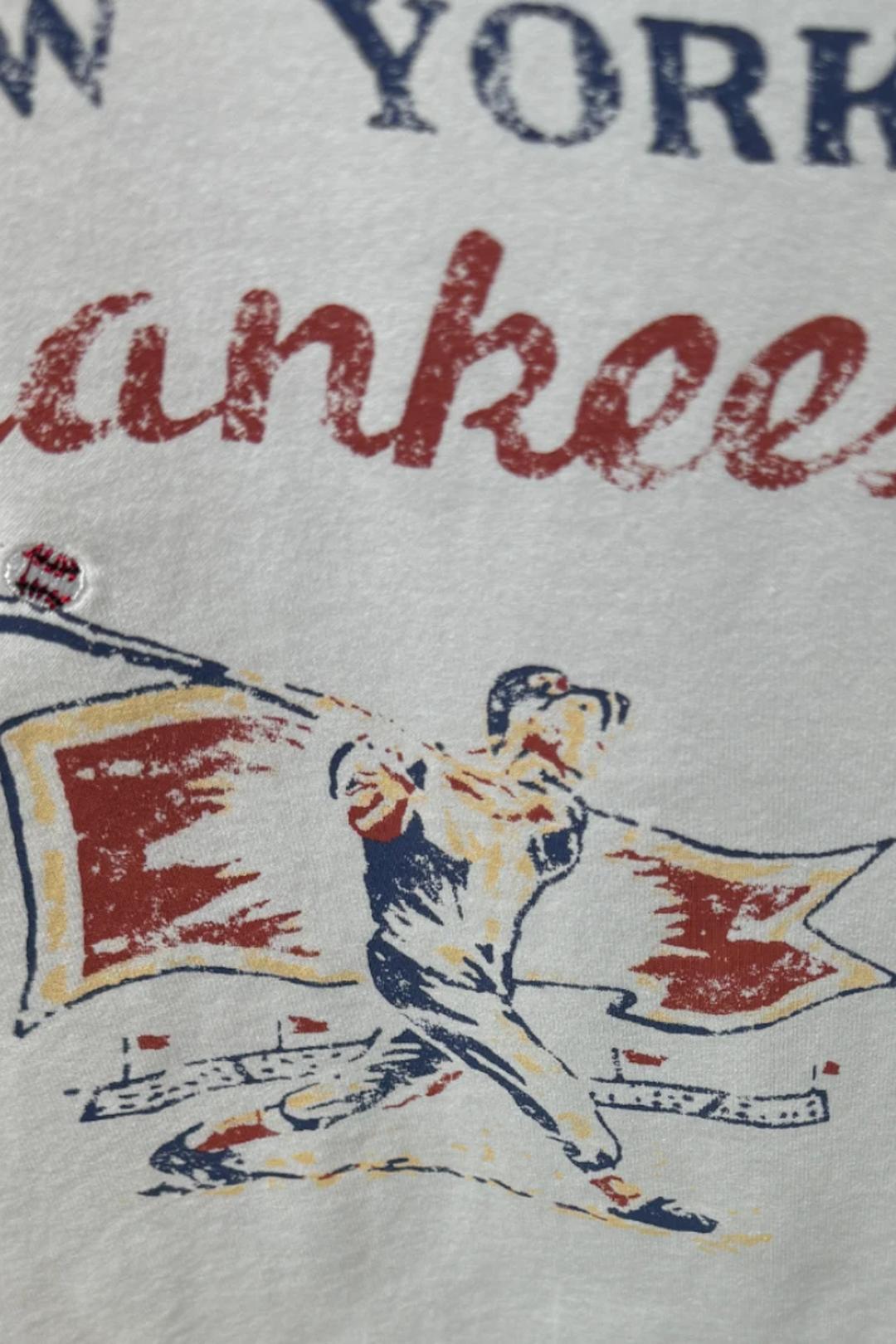 Футболка белого цвета New York Yankees