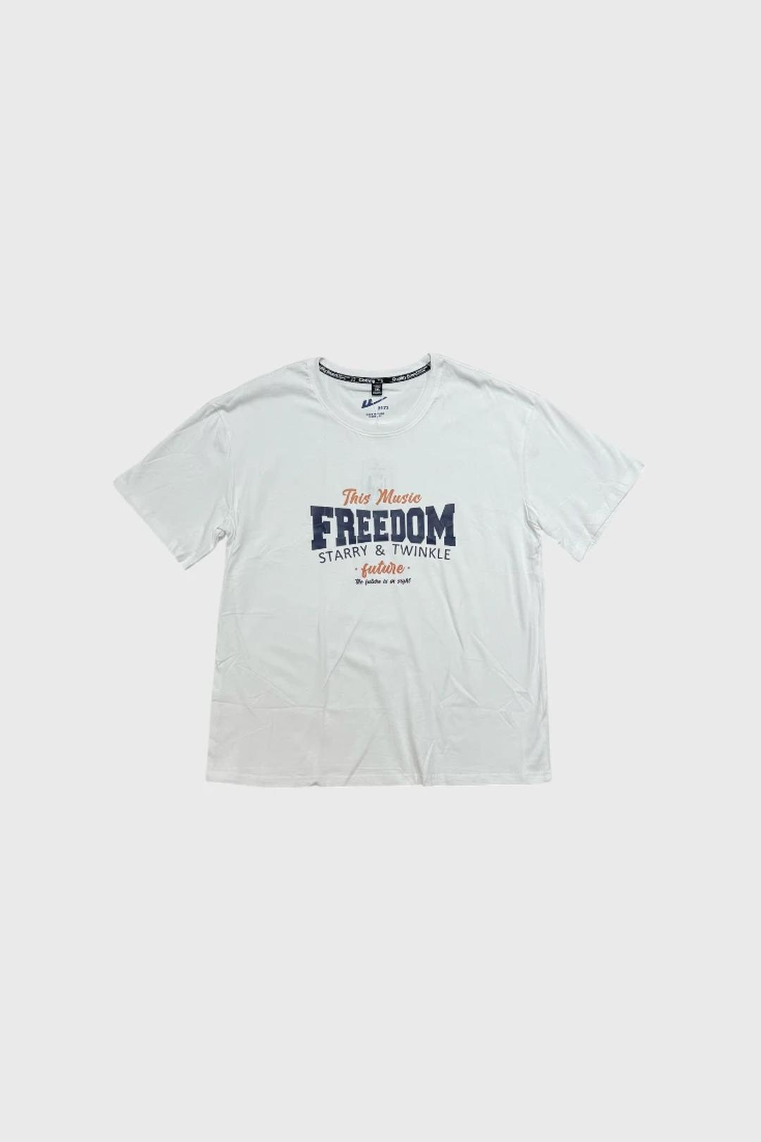 Белая футболка Freedom
