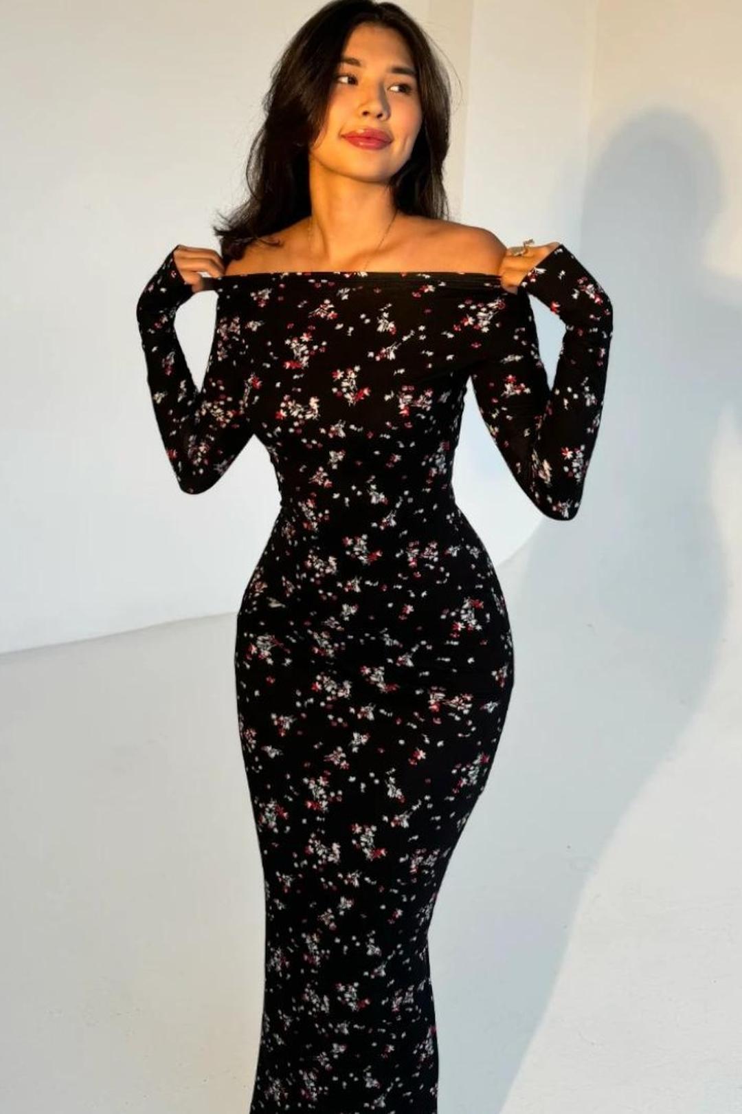 Belladonna платье с цветочным принтом