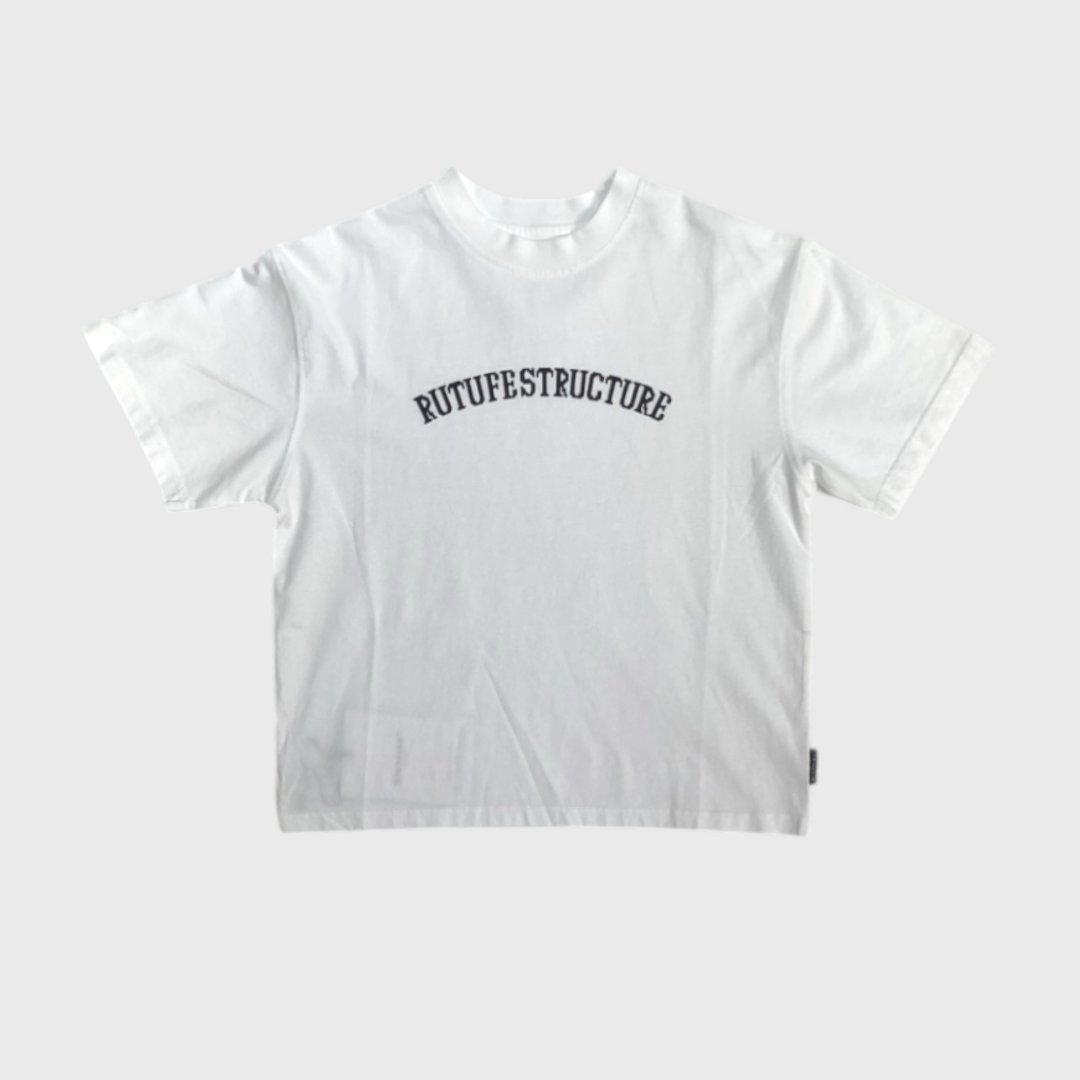 Белая футболка Rutufe Structure