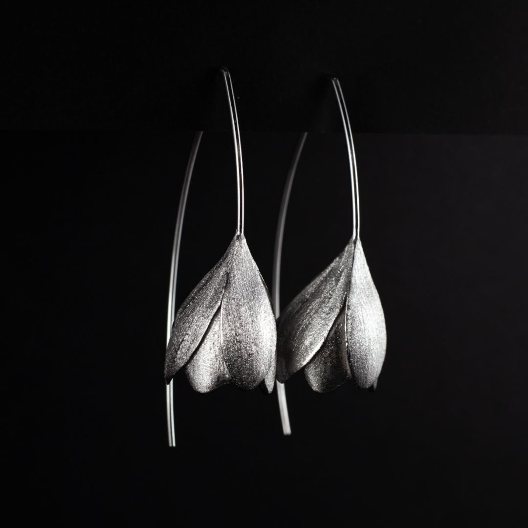 Серьги-цветы из коллекции MEMORY