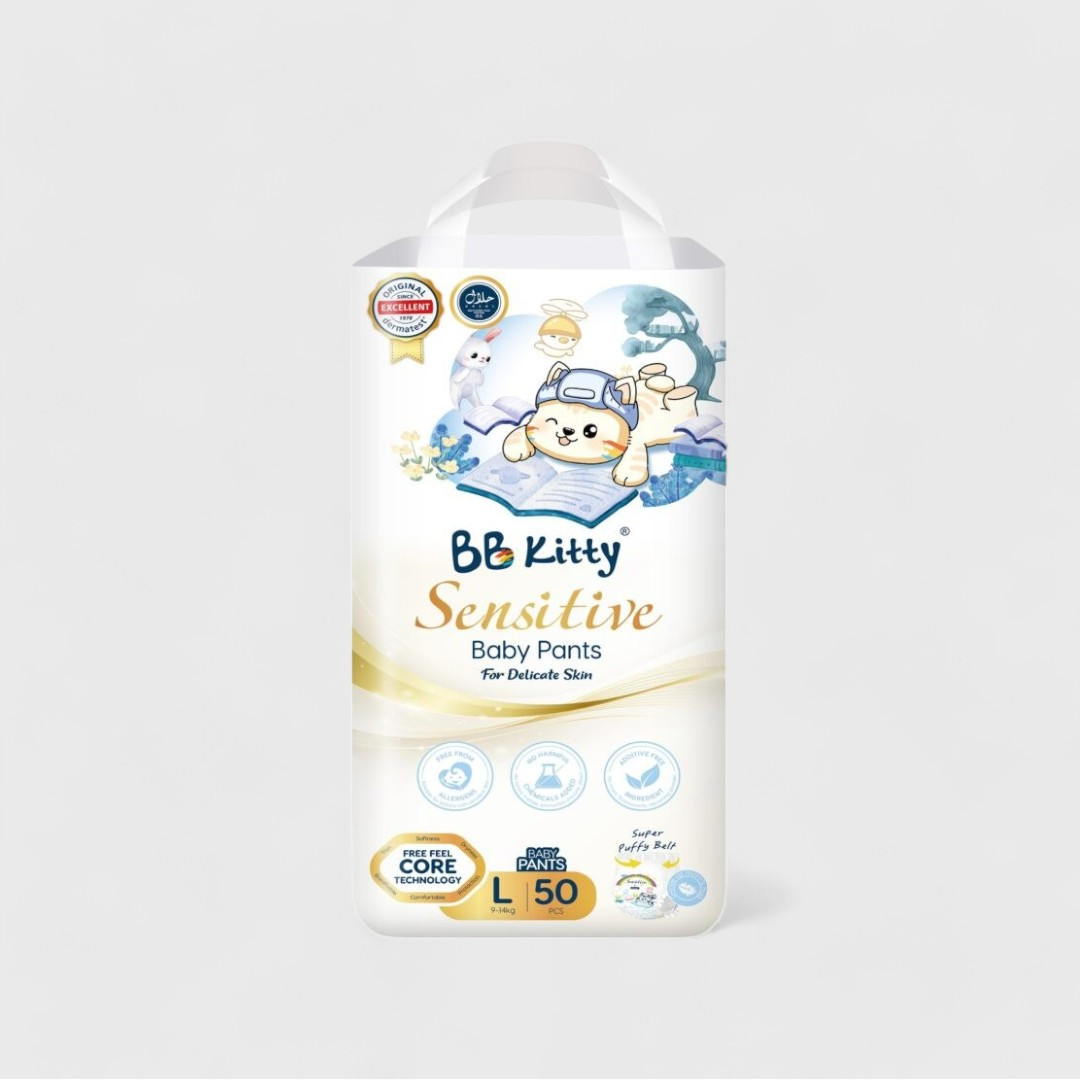 BB Kitty Sensitive Трусики #4 L 9-14кг, 50шт