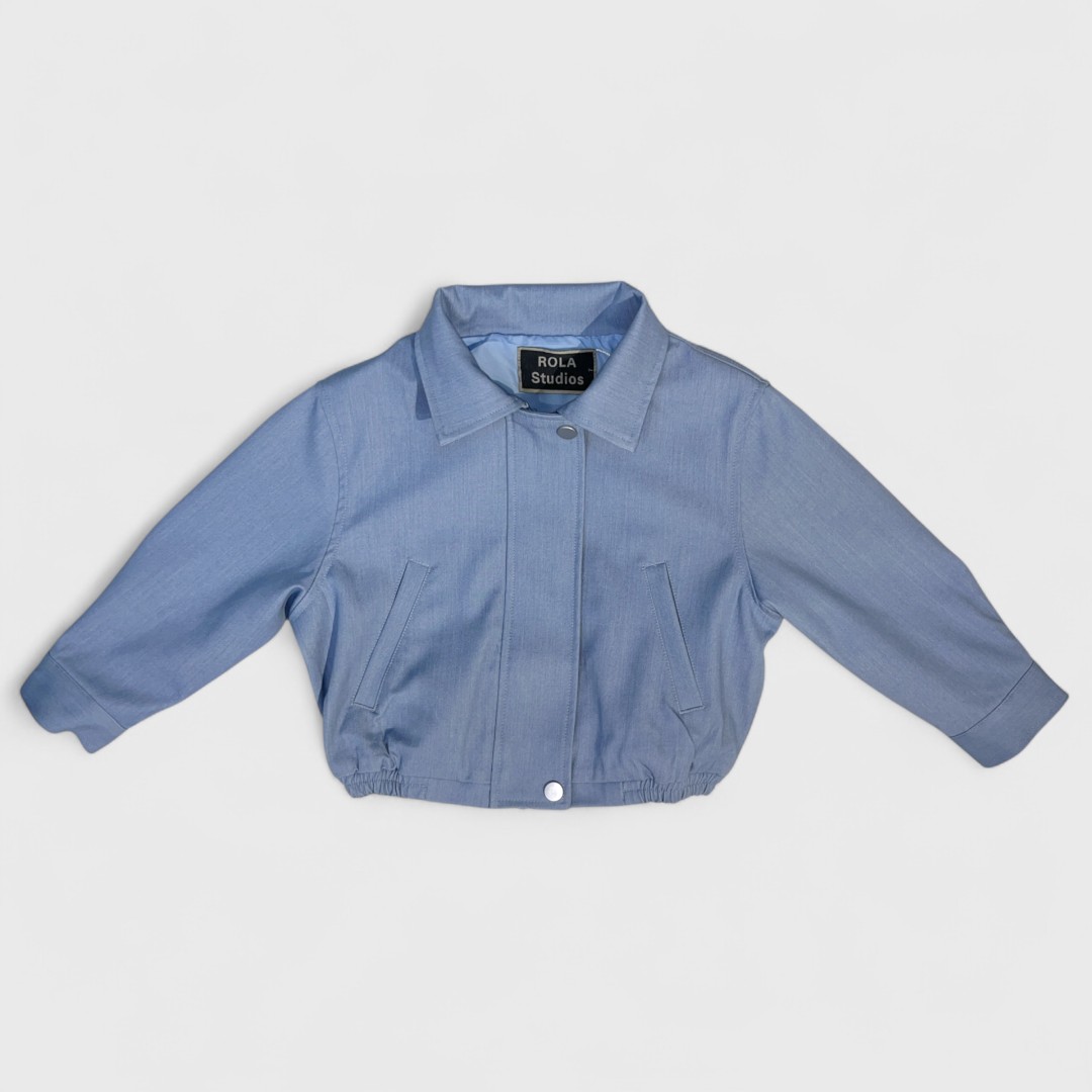 Голубая куртка