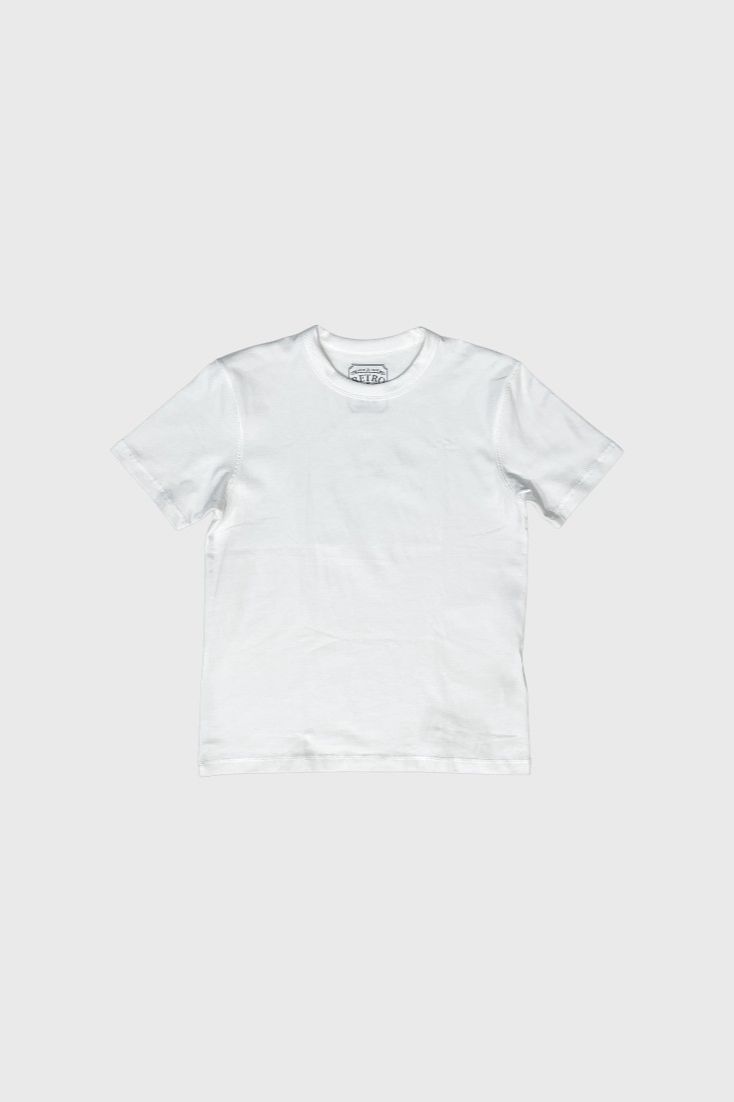 Белая футболка Retro из хлопка