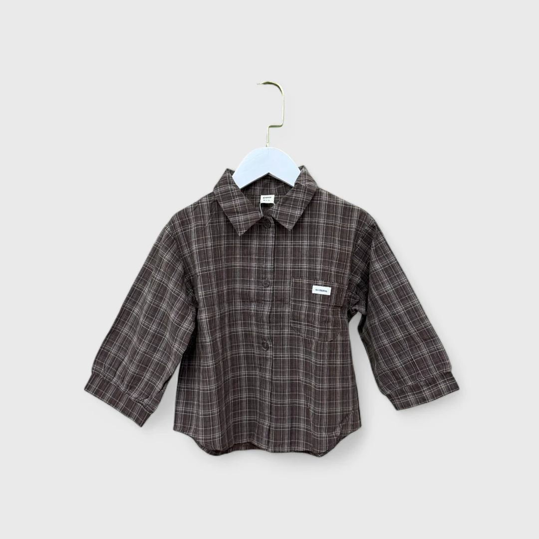 Коричневая рубашка