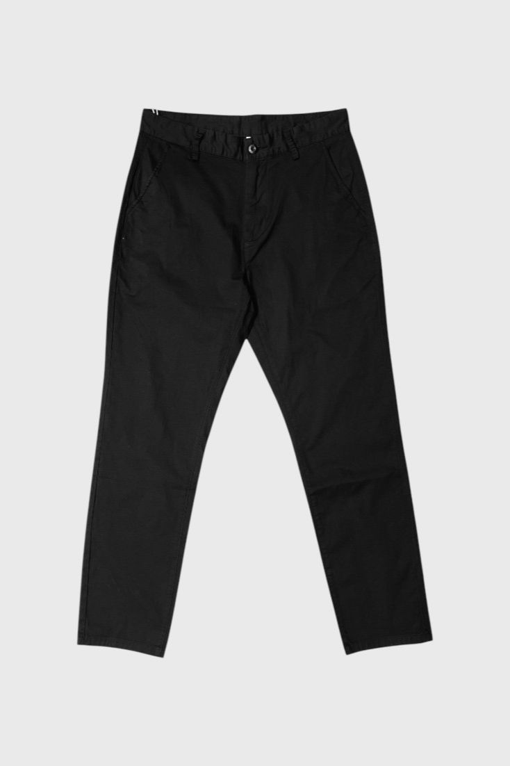 Черные брюки из хлопка