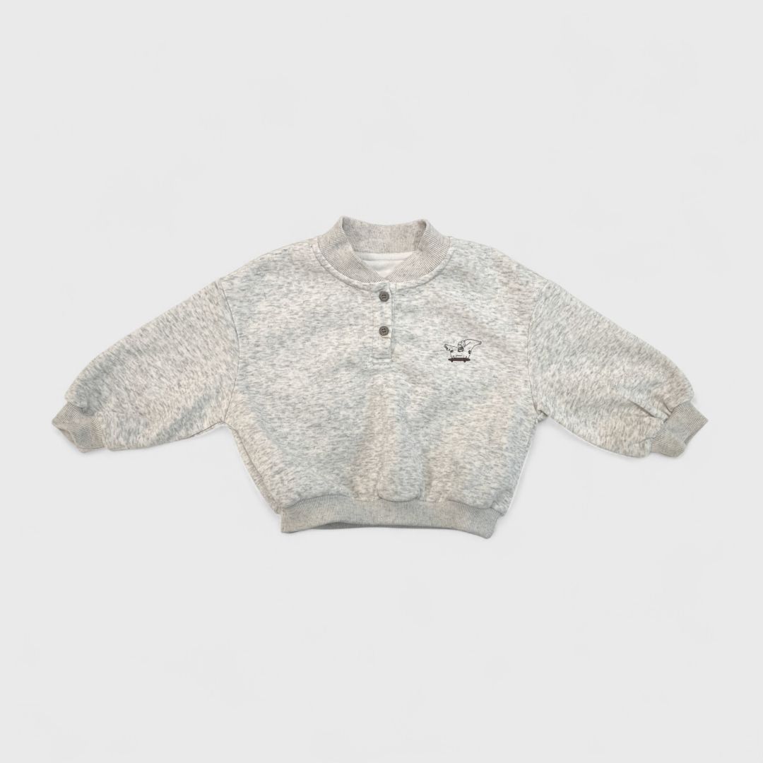 Серый свитшот dog