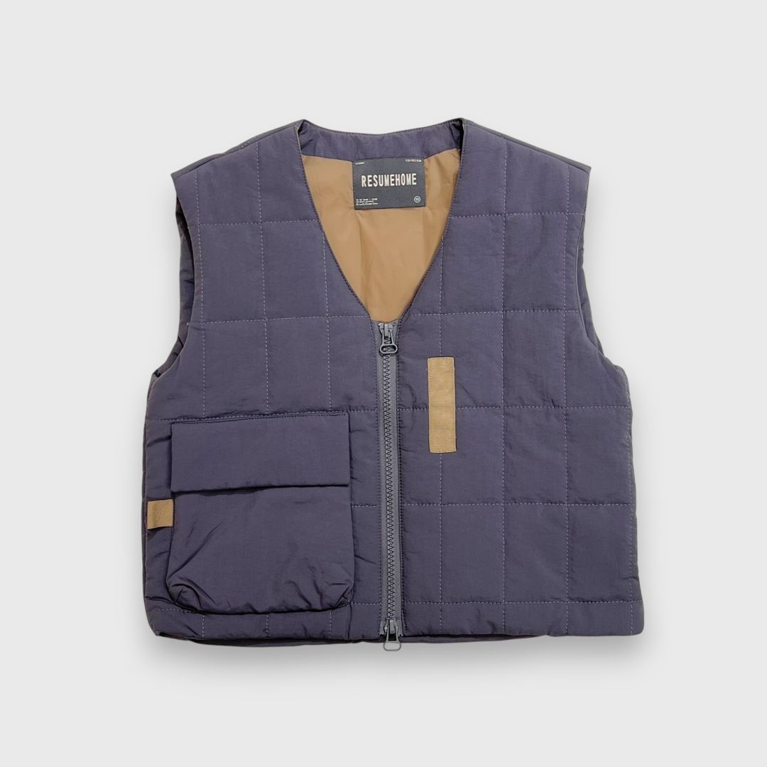 Фиолетовая утепленная жилетка