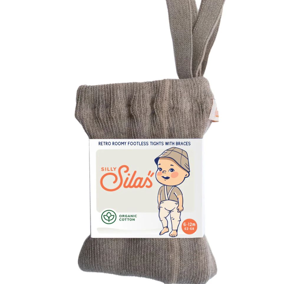 Колготки с открытыми стопами свободного кроя Peanut blend от Silly silas (Швеция)