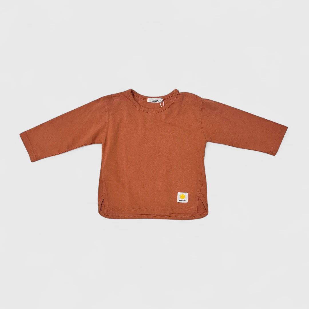 Лонгслив оранжевый