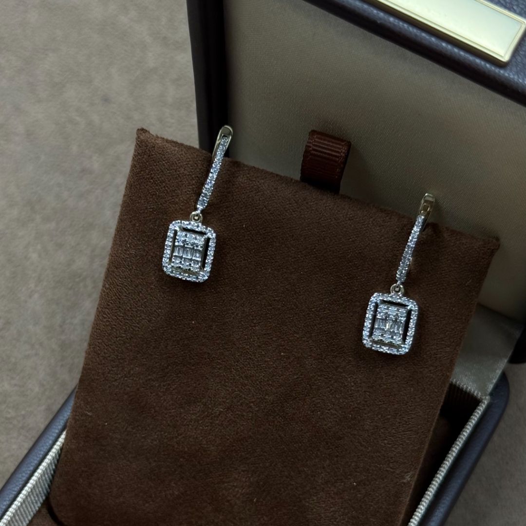 Серьги с бриллиантами