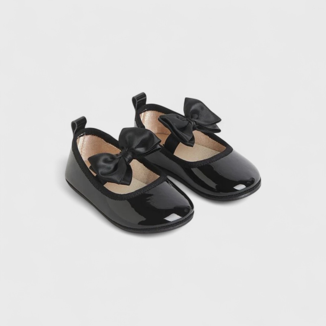 Черные балетки с бантом H&M